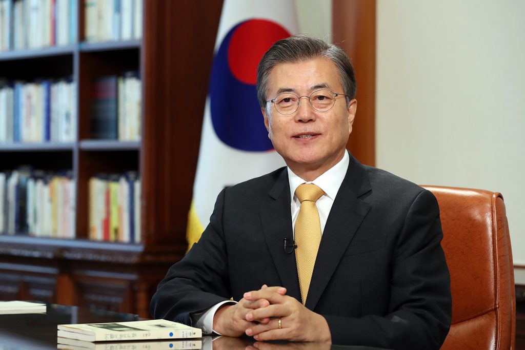 South Korean President Moon Jae-in