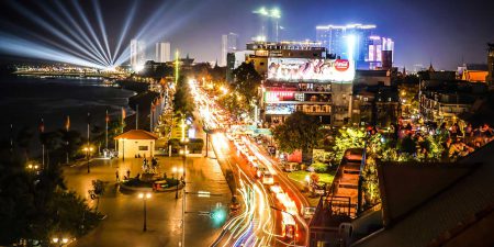Phnom Penh at night