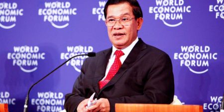 Hun Sen at the World Economic Forum