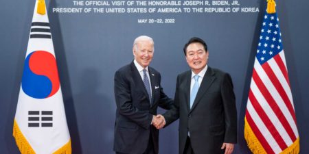 President Biden meeting with President of South Korea Yoon at the Presidential Office in Yongsan