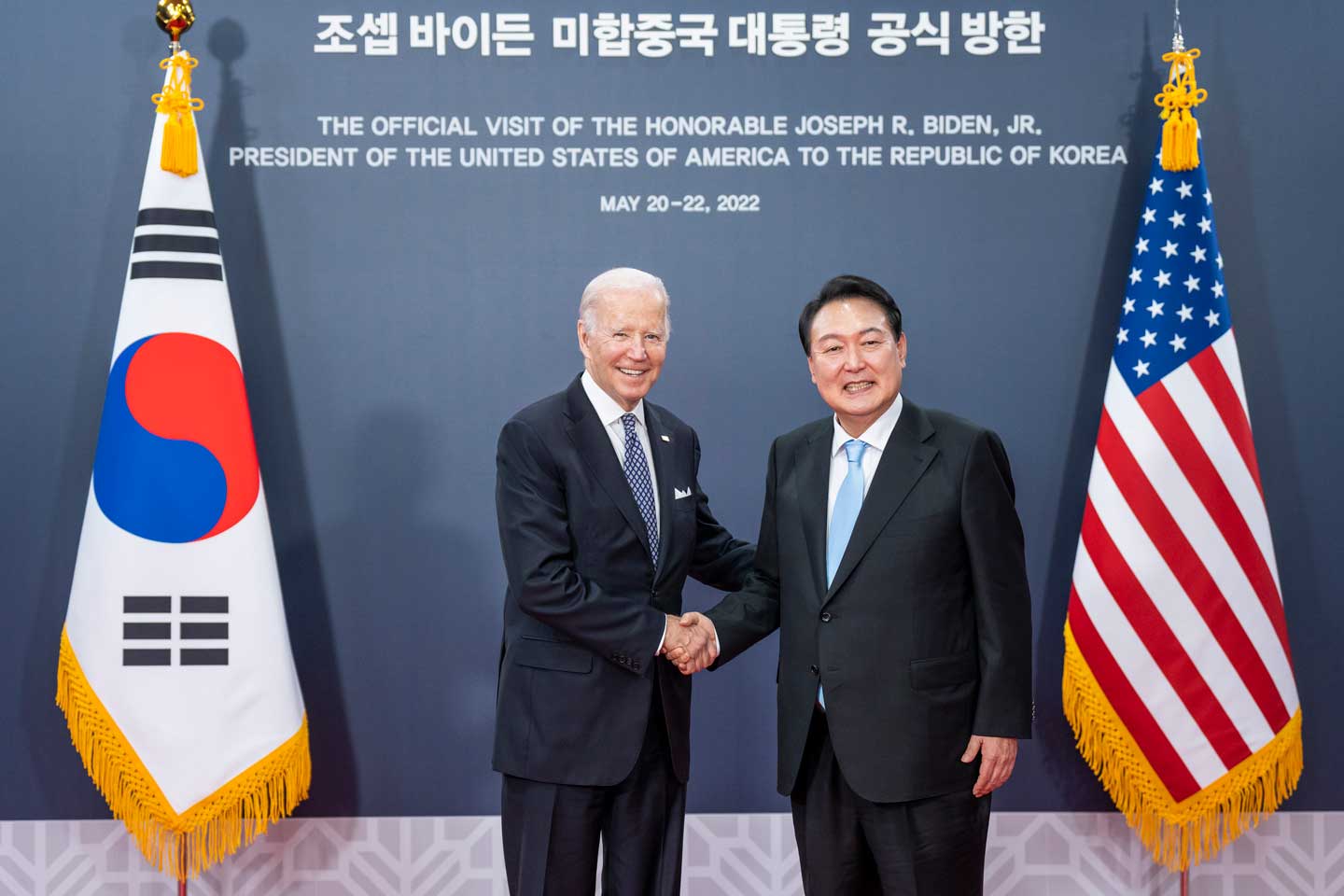 President Biden meeting with President of South Korea Yoon at the Presidential Office in Yongsan